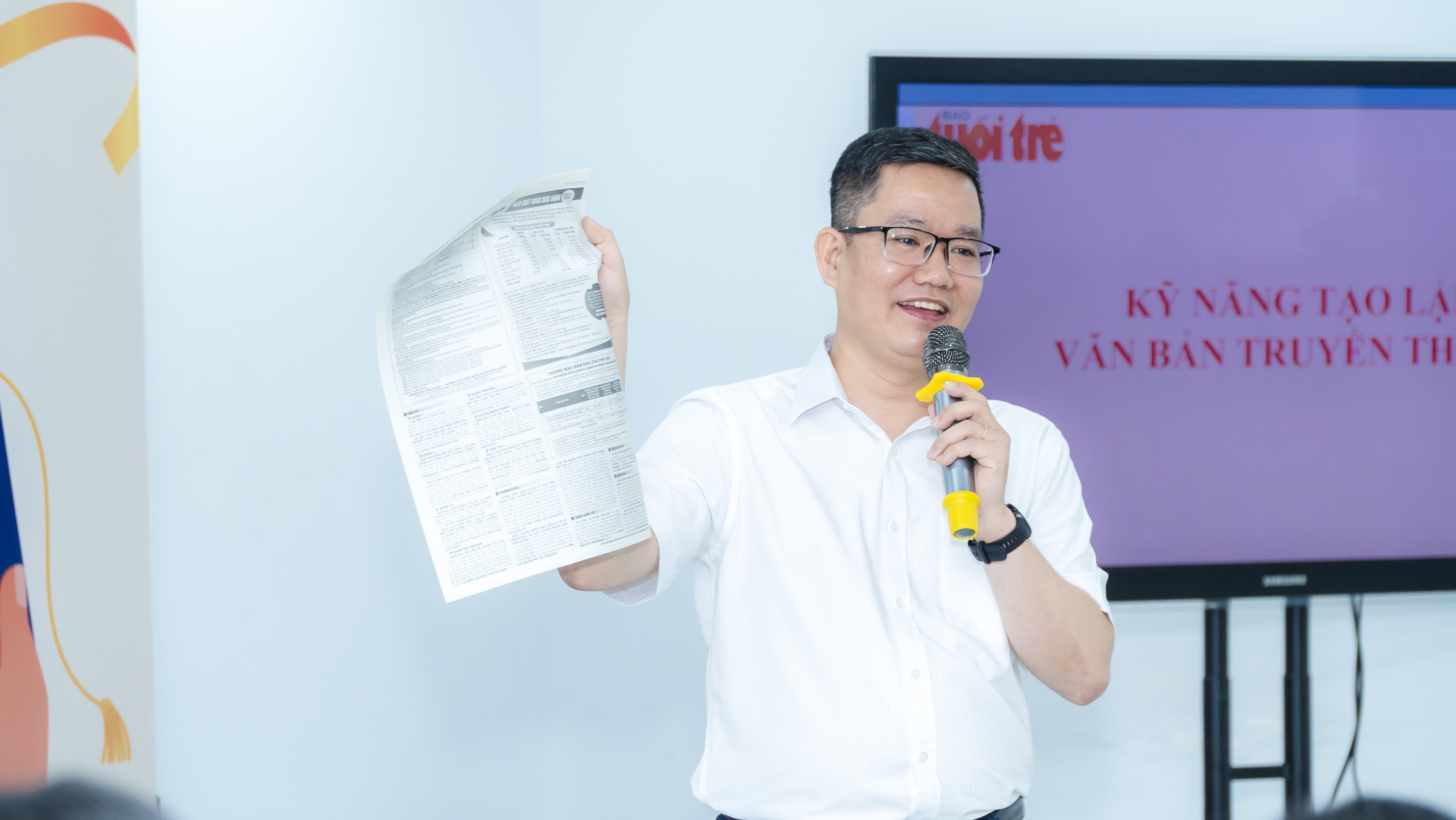 Nhà báo Trần Công Dũng chia sẻ