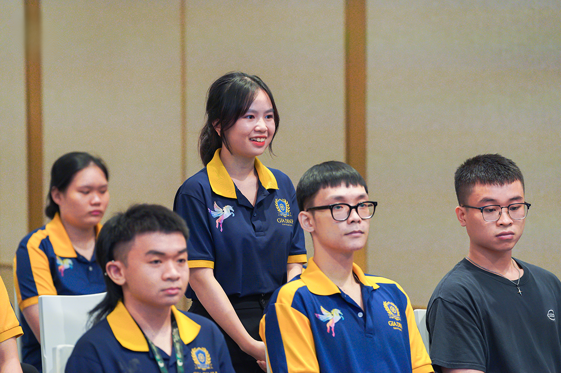 Sự kiện nhận được sự hưởng ứng, tham gia chia sẻ và trao đổi của nhiều bạn sinh viên GDU.