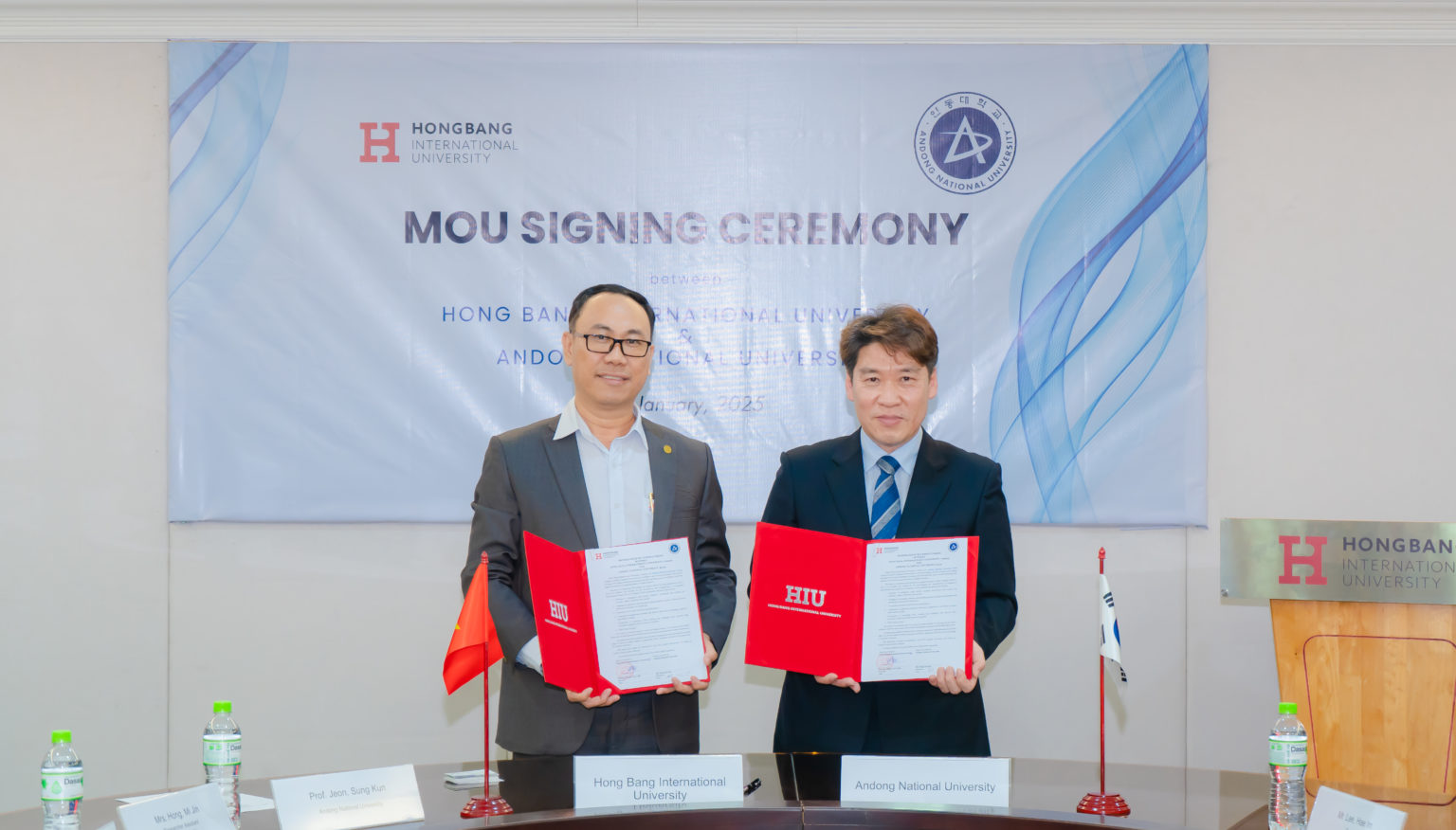 HIU ký kết cùng Đại học Quốc gia Andong, Thúc đẩy hợp tác quốc tế, mở lối hội nhập toàn cầu cho sinh viên