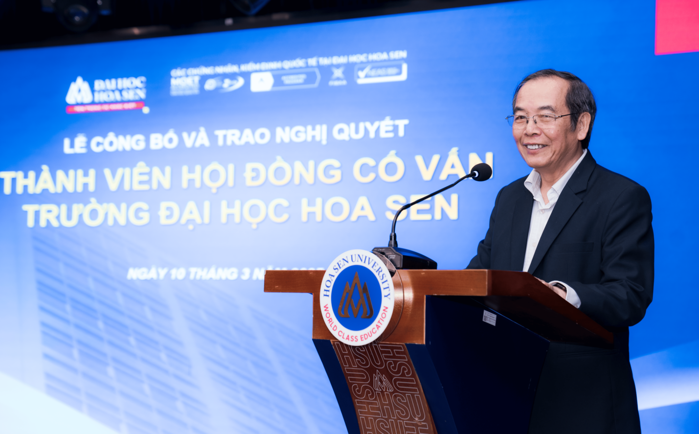 TS. Đỗ Mạnh Cường tin tưởng HSU sẽ thành công vì ngày càng thu hút nhiều nhân tài hội tụ