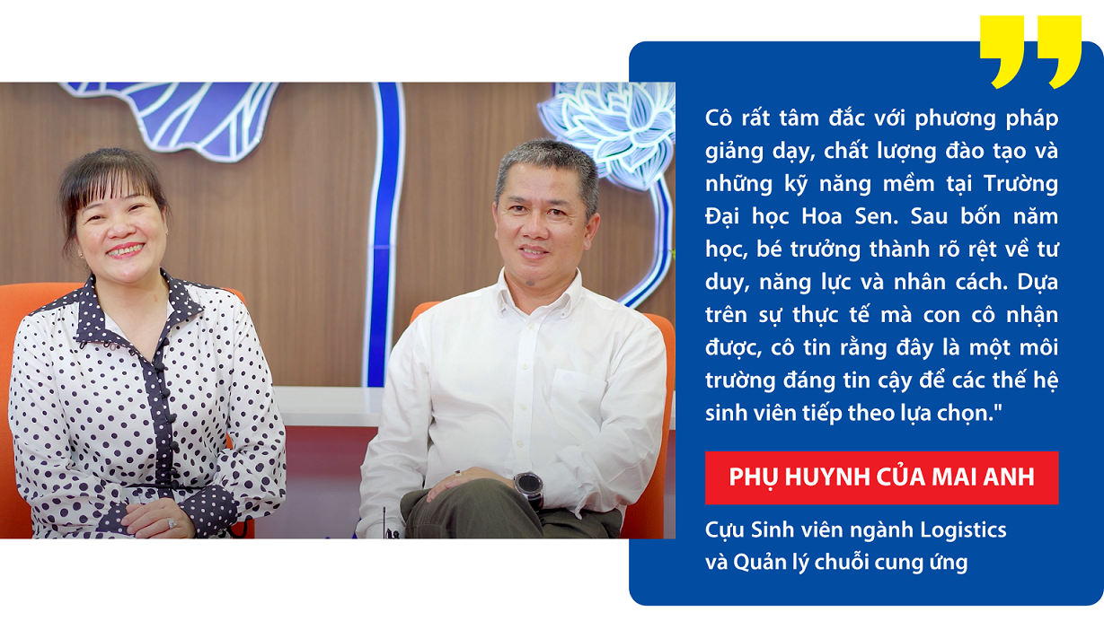 Việc chọn trường đại học không chỉ là quyết định của sinh viên mà còn là mối quan tâm lớn của các bậc phụ huynh. Một chương trình đào tạo chất lượng không chỉ trang bị kiến thức chuyên môn mà còn tạo điều kiện để sinh viên rèn luyện kỹ năng thực tế, sẵn sàng đáp ứng nhu cầu thị trường lao động. Để làm được điều đó không thể chỉ dựa vào lý thuyết hay nỗ lực ngắn hạn mà cần một lộ trình bài bản, sự đồng hành từ nhà trường, thầy cô, gia đình và tinh thần chủ động của sinh viên. Sau quá trình nỗ lực và thu về quả ngọt, nhiều phụ huynh bày tỏ niềm tin và sự hài lòng khi gửi gắm con mình vào HSU.