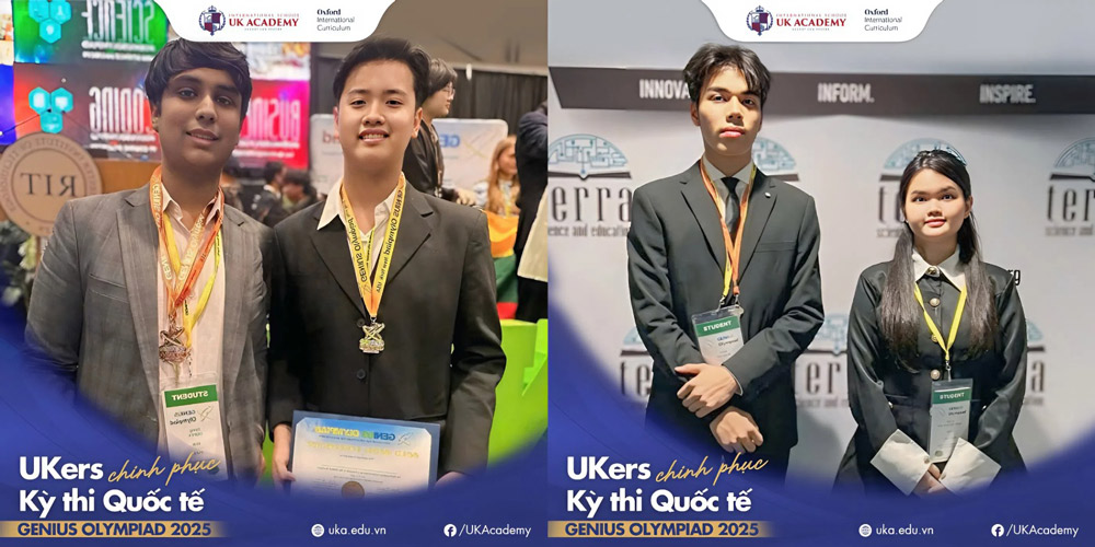 học sinh UKA Bình Thạnh đạt nhiều giải quốc tế