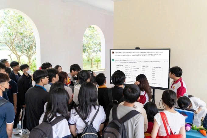 Sinh viên MIT Uni được tiếp cận công nghệ trong quá trình học tập.