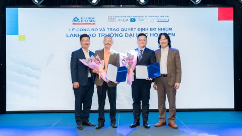 Trường ĐH Hoa Sen bổ nhiệm & tái bổ nhiệm nhiều vị trí lãnh đạo cấp cao, hướng tới mục tiêu trở thành ĐH hàng đầu về kinh doanh, quản lý, công nghệ & sáng tạo