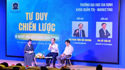 Talkshow “Tư duy chiến lược: Bí quyết dẫn đầu trong kinh doanh” - Hành trang cho nhà lãnh đạo tương lai
