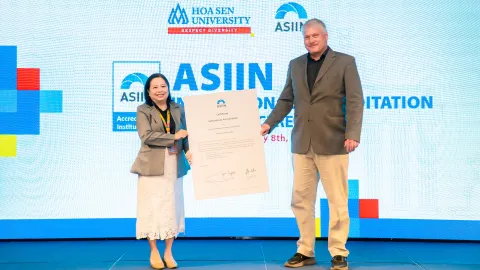 Trường Đại học Hoa Sen đáp ứng toàn diện 4 nhóm tiêu chí kiểm định chất lượng Châu Âu