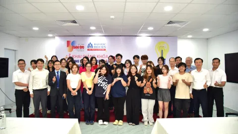 Thêm 172 sinh viên Trường Đại học Hoa Sen học thực hành tại báo Tuổi Trẻ