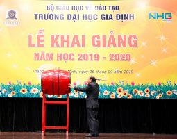 gdu khai giang2 GDU vô địch giải bóng chuyền nữ PNT Spring 2019