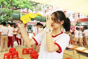 long an 1 Những “nhà vật lý học nhí” của iSchool Long An