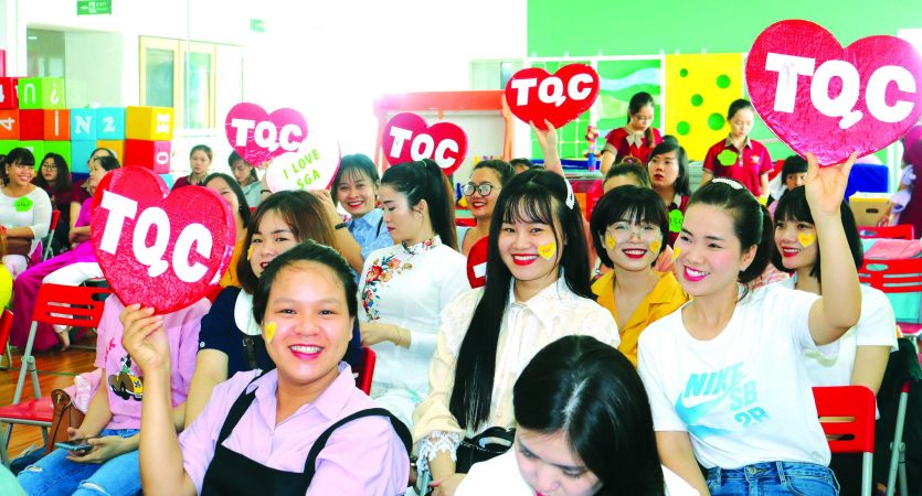 sga tranq quy cap Giáo viên hệ thống Saigon Academy thể hiện tài năng sáng tạo