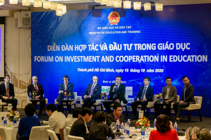 RS thu tuong Tập đoàn Giáo dục Nguyễn Hoàng đồng hành với Bộ Giáo dục tổ chức “Diễn đàn Hợp tác và Đầu tư trong Giáo dục” 2020