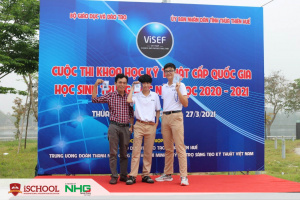 Học sinh iSchool Nha Trang đạt giải Tư tại Cuộc thi Khoa học kỹ thuật cấp Quốc Gia 