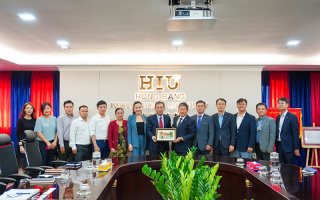 HIU hop tac Trường Đại học Quốc tế Hồng Bàng (HIU) trao đổi hợp tác cùng Hiệp hội Thương mại và Công nghiệp Hàn Quốc tại Việt Nam