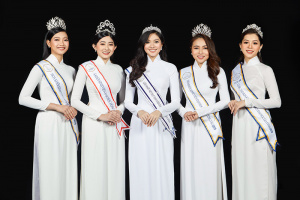 Vo Hoang yen 3 Võ Hoàng Yến catwalk thần thái tại Cuộc thi Hoa Khôi Sinh Viên Tài Năng 2021