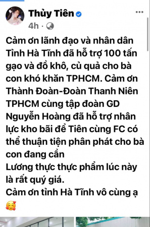 Ca sĩ Thuỷ Tiên