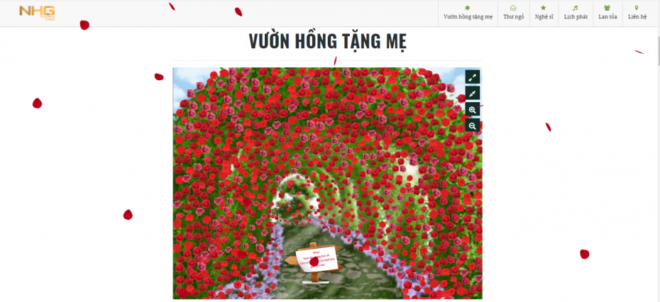 Screenshot 4 Gửi mẹ món quà đặc biệt tại "Vườn Hồng Tặng Mẹ" của NHG