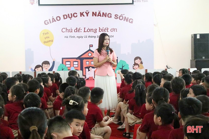 16 6680 1014 Giáo dục kỹ năng sống về lòng biết ơn cho học sinh iSchool Hà Tĩnh